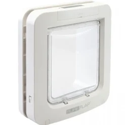 Sureflap Kattlucka med Microchip Vit