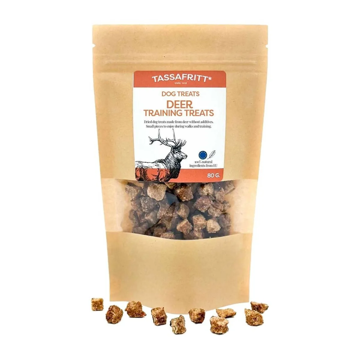 TassaFritt Träningsgodis Hjort 80 g