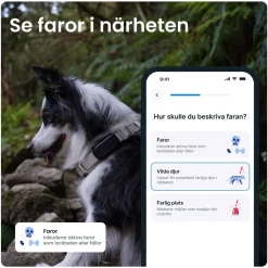 Tractive GPS & Health Tracker för Hundar Svart