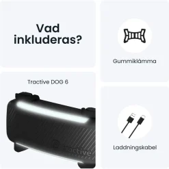 Tractive GPS & Health Tracker för Hundar Svart