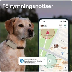 Tractive GPS & Health Tracker för Hundar Brun