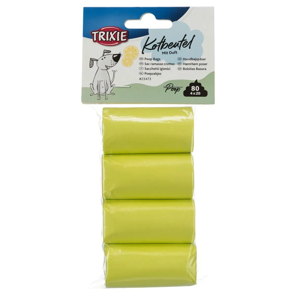 Trixie Bajspåse med Citrondoft 4x20-pack