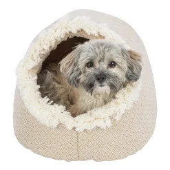 Trixie Boho Hund och Kattbädd Igloo Beige