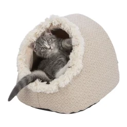 Trixie Boho Hund och Kattbädd Igloo Beige