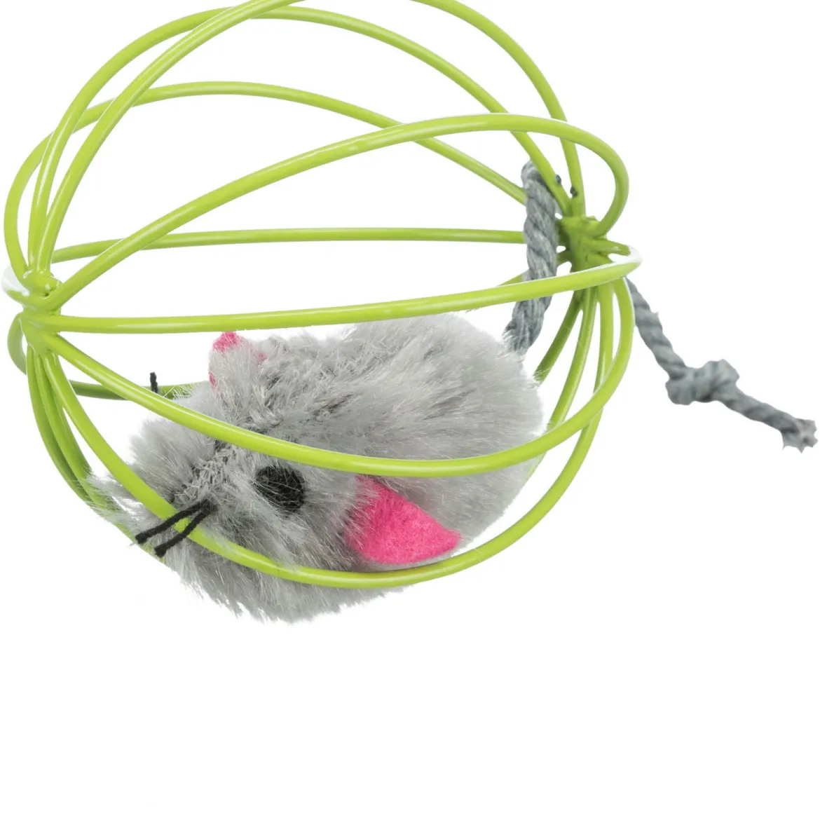 Trixie Boll med leksaksmus 6 cm