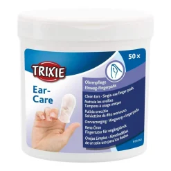 Trixie Fingerpads för Öronrengöring med Aloe Vera 50-pack