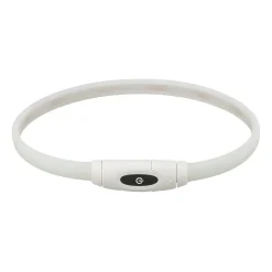 Trixie LED-halsband Vit 65 cm