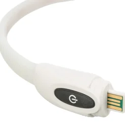 Trixie LED-halsband Vit 65 cm