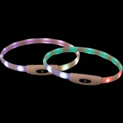 Trixie LED-halsband Vit 65 cm