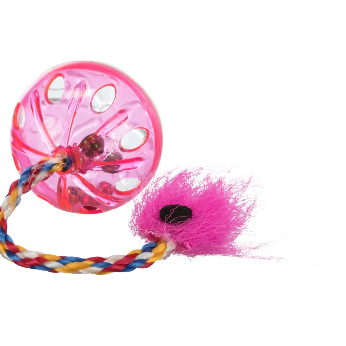 Trixie Lekboll med svans 4 cm 4-pack