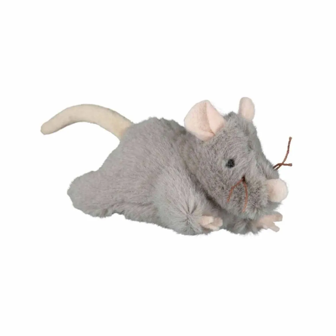 Trixie Leksaksmus Grå med kattmynta 15 cm