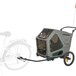 Trixie Premium Cykelvagn Hund Grå