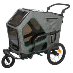 Trixie Premium Cykelvagn Hund Grå