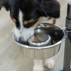 Trixie Slow Feeding Hundmatskål Rostfri