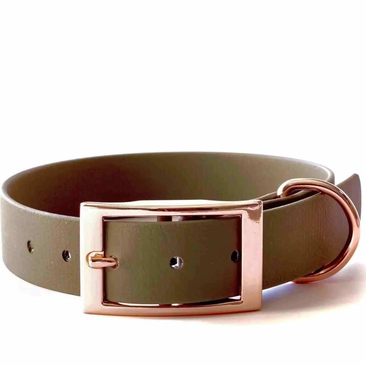 Tyylivoitto Classy Hundhalsband Stor Modell Olivgrön
