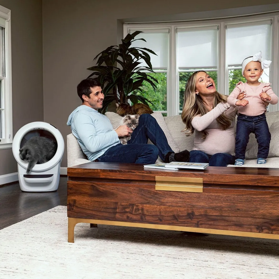 Whisker Litter-Robot 4 Självrengörande Kattlåda Vit